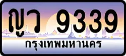 ป้ายทะเบียนรถประมูลญว 9339